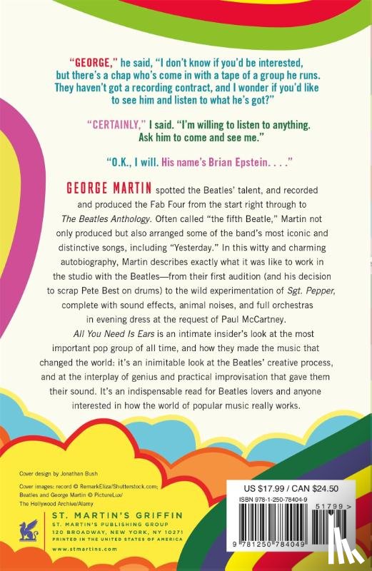 Martin, Sir George, Hornsby, Jeremy - All You Need Is Ears
