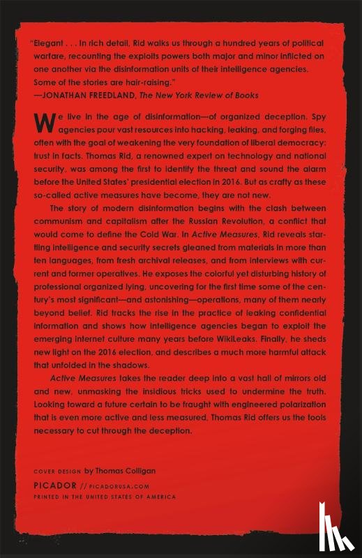 Rid, Thomas - Active Measures