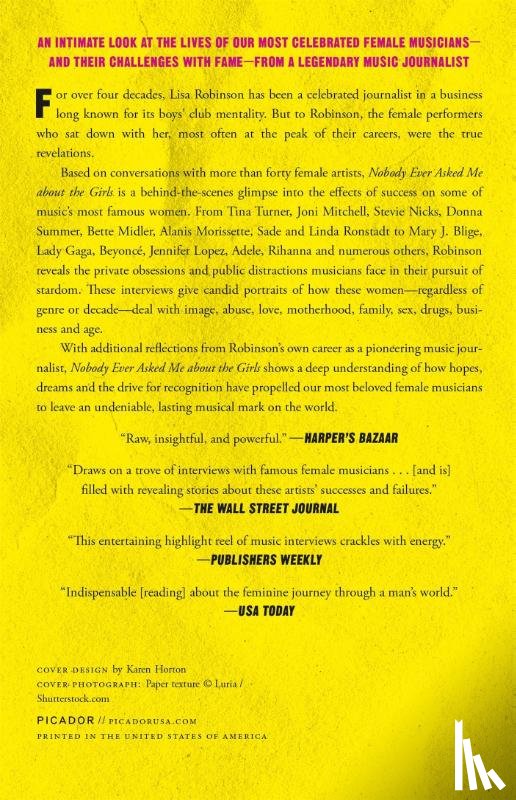 Robinson, Lisa - Nobody Ever Asked Me about the Girls