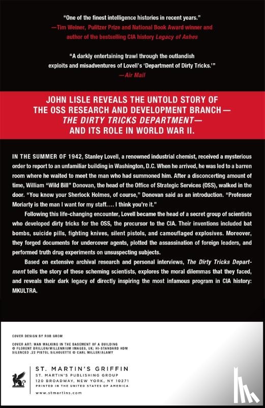 Lisle, John - The Dirty Tricks Department