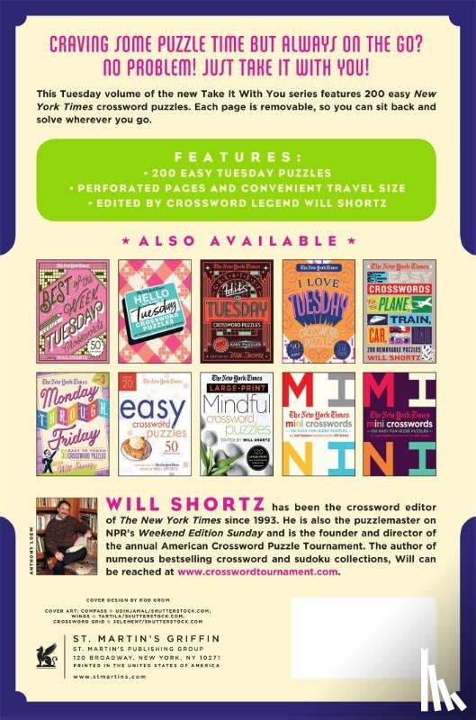 Shortz, Will - The New York Times Take It With You Tuesday Crosswords