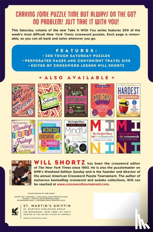 Shortz, Will - The New York Times Take It With You Saturday Crosswords