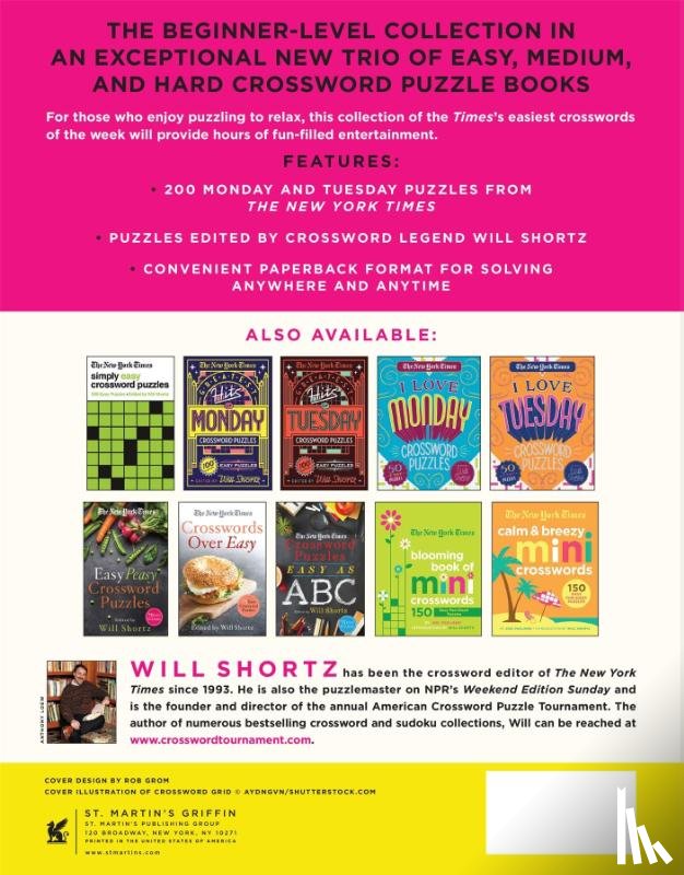 Shortz, Will - The New York Times Awesome Easy Crossword Puzzles