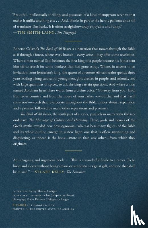 Calasso, Roberto - Book of All Books