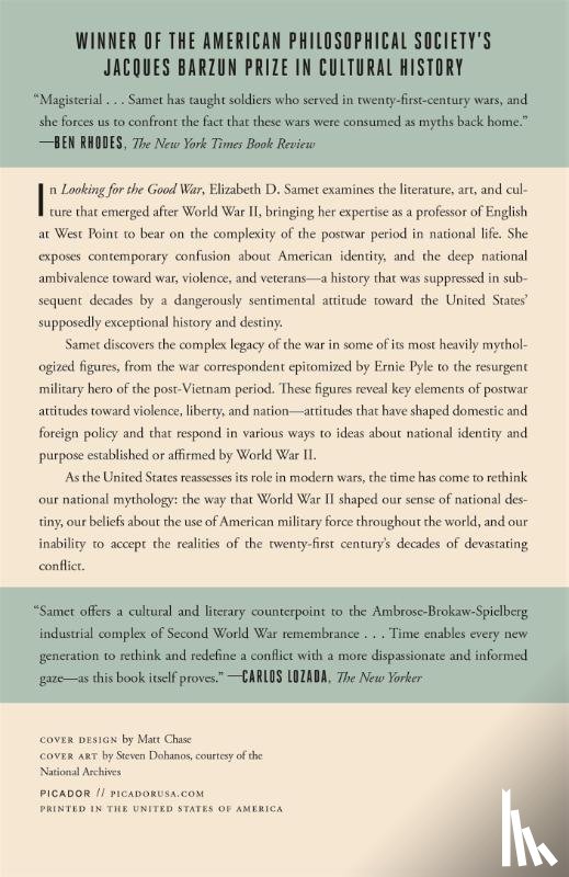 Samet, Elizabeth D. - Looking for the Good War