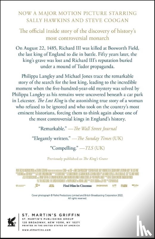 Langley, Philippa - Lost King
