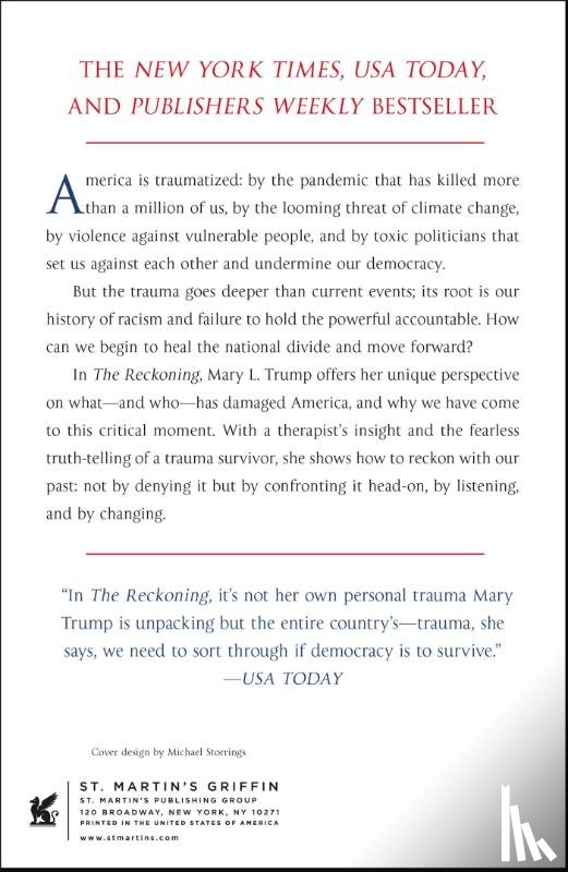 Mary L. Trump, PhD - The Reckoning