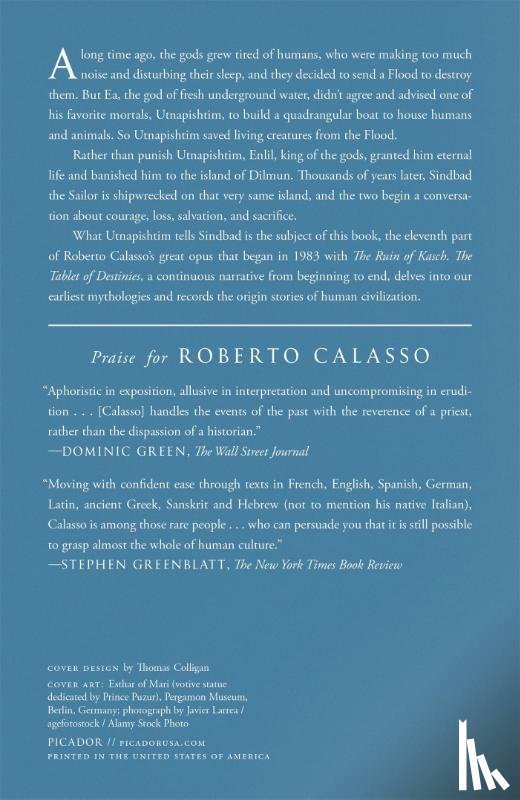 Calasso, Roberto - The Tablet of Destinies