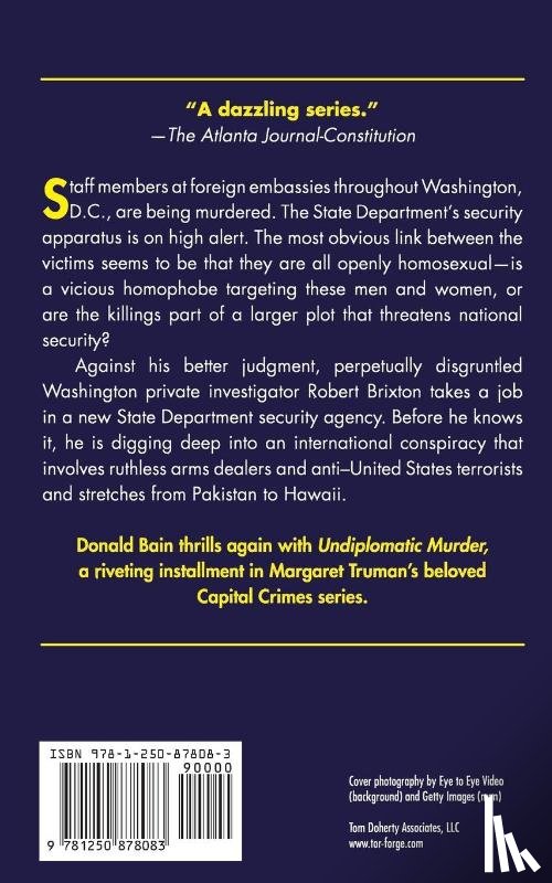 Truman, Margaret - Margaret Truman's Undiplomatic Murder