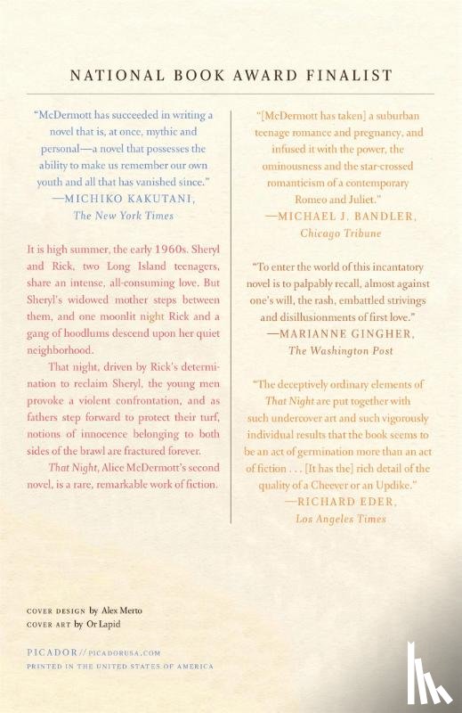 McDermott, Alice - That Night