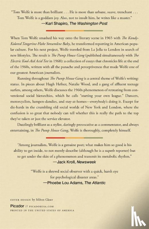 Wolfe, Tom - Pump House Gang