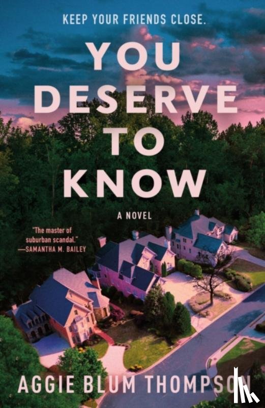 Thompson, Aggie Blum - You Deserve to Know