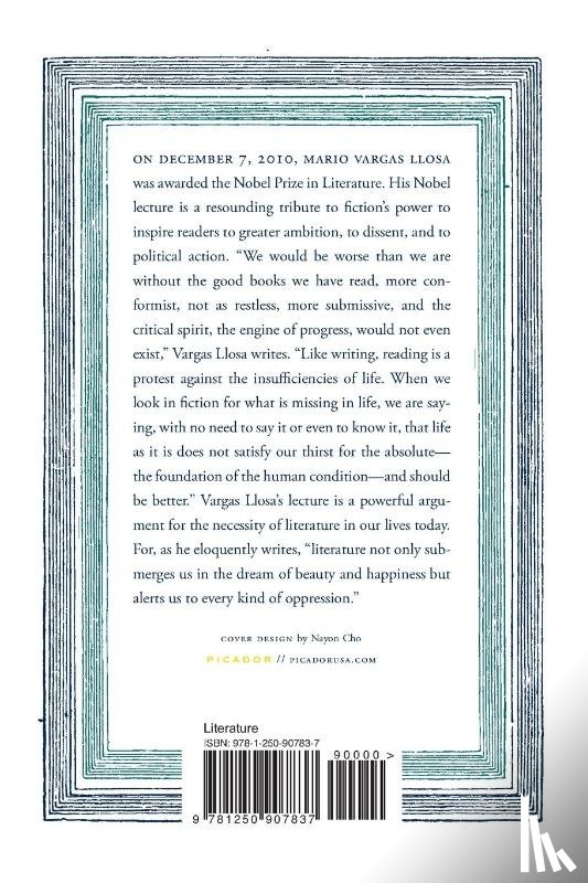 Llosa, Mario Vargas - In Praise of Reading and Fiction