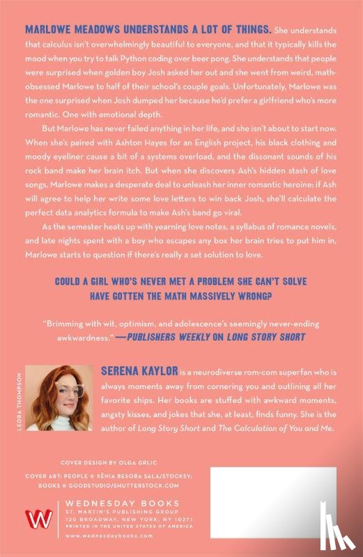 Kaylor, Serena - The Calculation of You and Me
