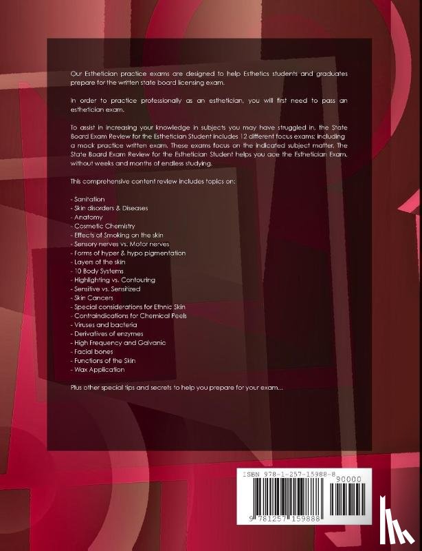 Solutions, Inc Esthetic Testing - North Carolina State Board Exam Review for the Esthetician Student