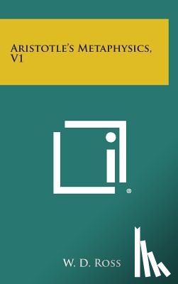 Ross, W. D. - Aristotle's Metaphysics, V1