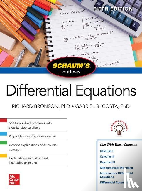 Bronson, Richard, Costa, Gabriel B. - Schaum's Outline of Differential Equations, Fifth Edition