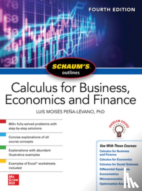 Moises Pena-Levano, Luis - Schaum's Outline of Calculus for Business, Economics and Finance, Fourth Edition