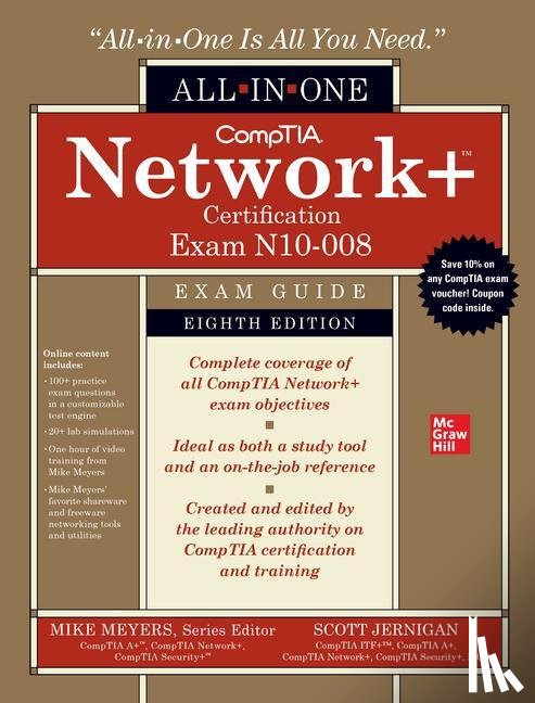 Meyers, Mike, Jernigan, Scott - CompTIA Network+ Certification All-in-One Exam Guide, Eighth Edition (Exam N10-008)