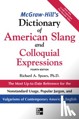 Spears, Richard A. - McGraw-Hill's Dictionary of American Slang 4e (Pb)