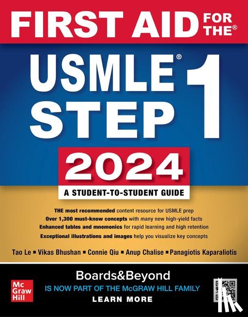 Le, Tao, Bhushan, Vikas, Qiu, Connie, Chalise, Anup - First Aid for the USMLE Step 1 2024