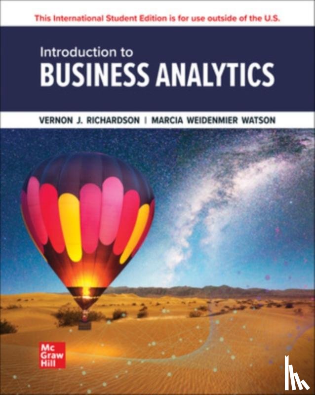 Richardson, Vernon, Terrell, Katie, Watson, Marcia - Introduction to Business Analytics ISE