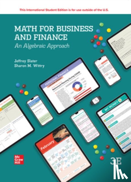 Slater, Jeffrey, Wittry, Sharon - Math For Business And Finance: An Algebraic Approach ISE