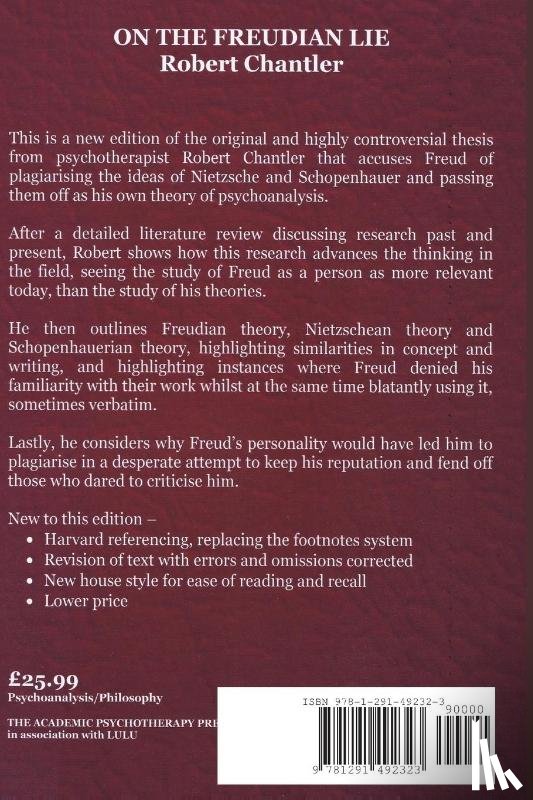 Chantler, Robert - ON THE FREUDIAN LIE