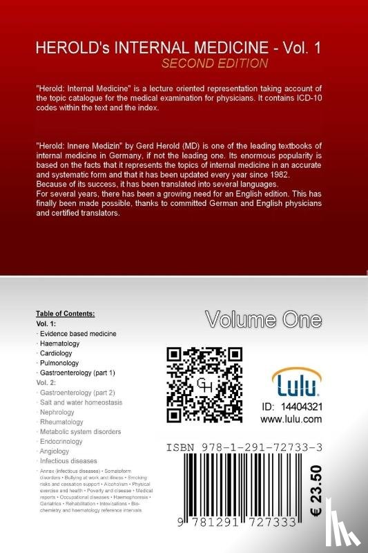 Herold, Gerd - Herold's Internal Medicine (Second Edition) - Vol. 1