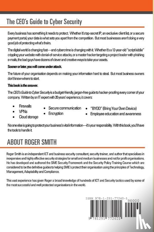 Smith, Roger - Cybercrime - A Clear and Present Danger the Ceo's Guide to Cyber Security