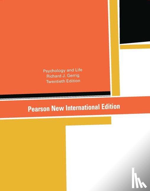 Gerrig, Richard - Psychology and Life