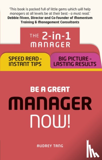 Tang, Audrey - Be a Great Manager – Now!