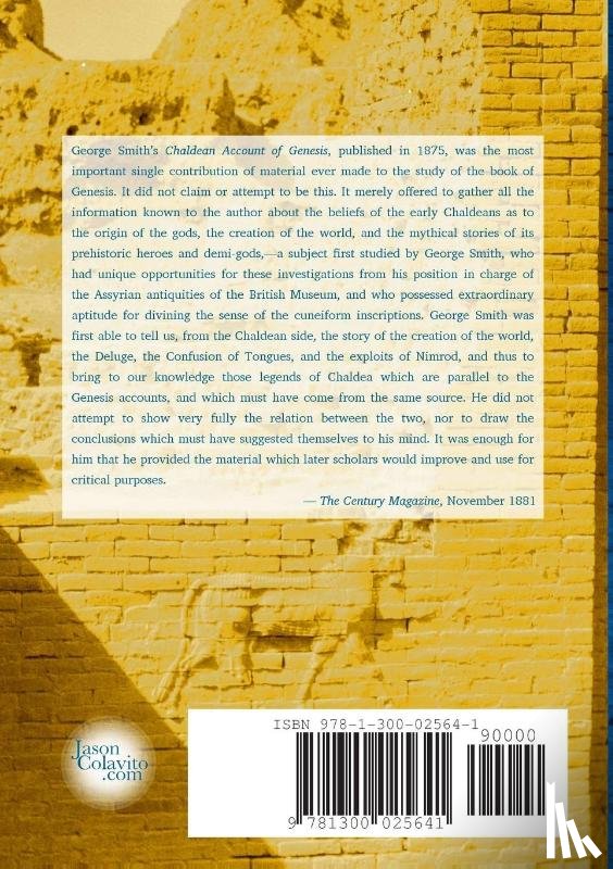 Smith, George - The Chaldean Account of Genesis