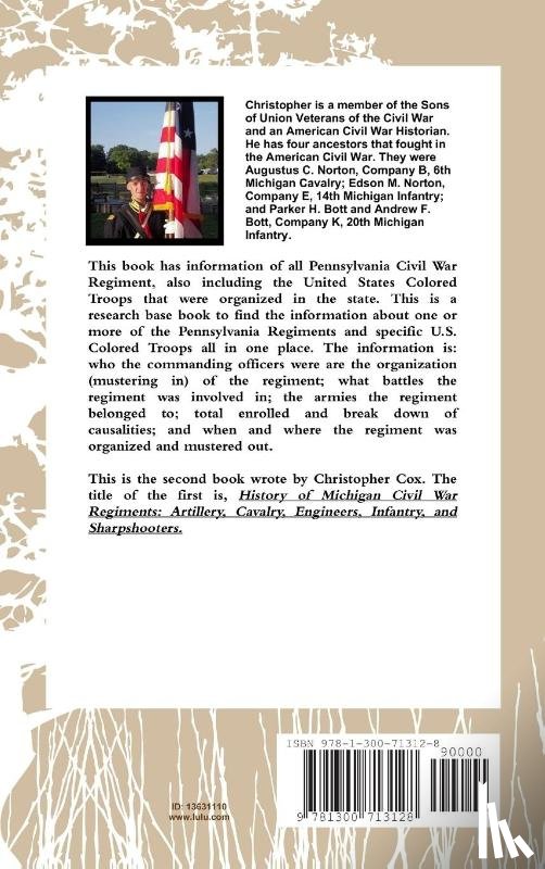 Cox, Christopher - History of Pennsylvania Civil War Regiments