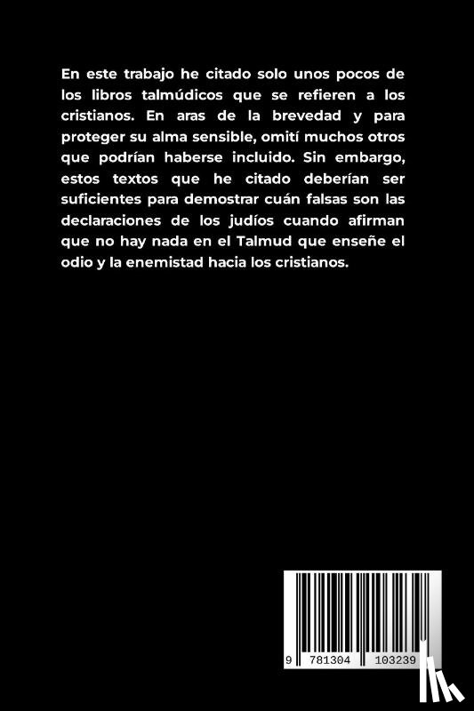 Pranaitis, REV J B - El Talmud desenmascarado