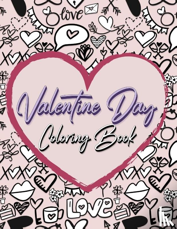 Coloring Book Happy Hour - Valentine Day Coloring Book