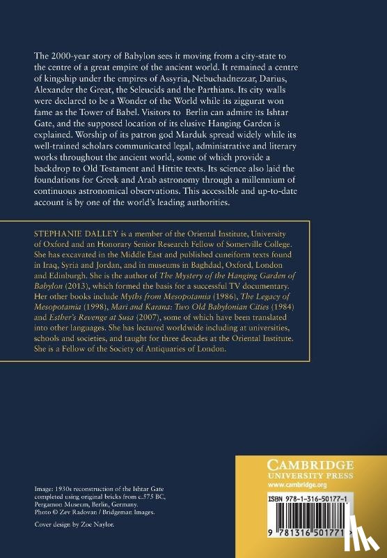 Dalley, Stephanie (University of Oxford) - The City of Babylon