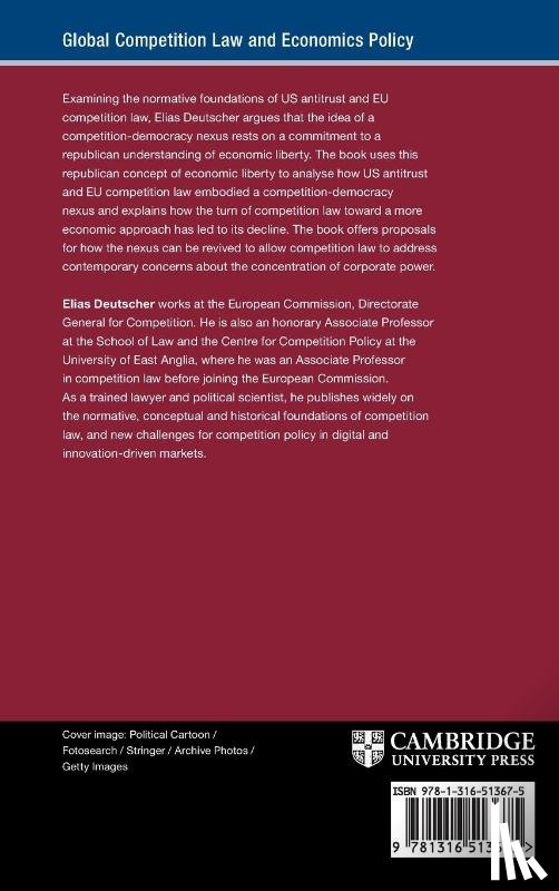 Deutscher, Elias (University of East Anglia School of Law) - Competition Law and Democracy