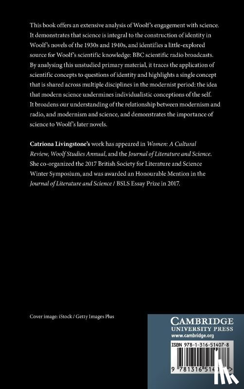 Livingstone, Catriona - Virginia Woolf, Science, Radio, and Identity