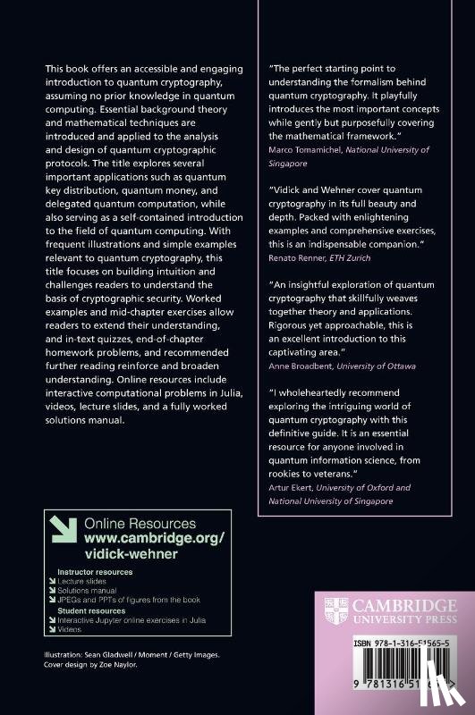 Vidick, Thomas (California Institute of Technology, Wehner, Stephanie (Delft University of Technology - Introduction to Quantum Cryptography