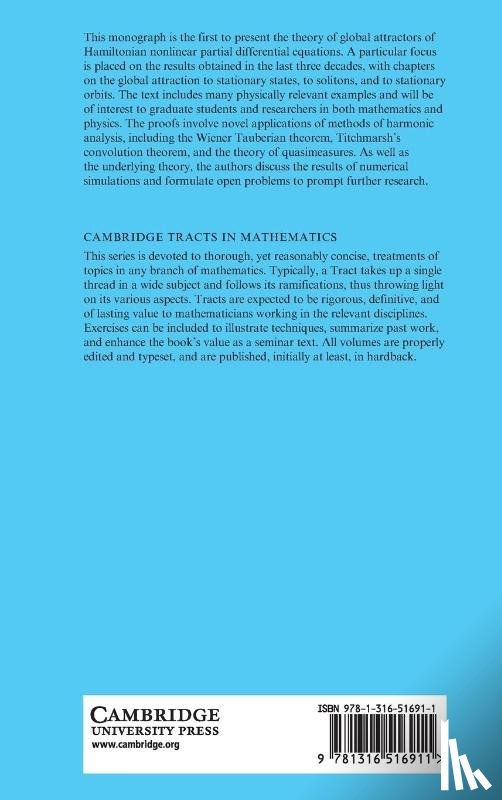 Komech, Alexander (Universitat Wien, Kopylova, Elena (Universitat Wien - Attractors of Hamiltonian Nonlinear Partial Differential Equations
