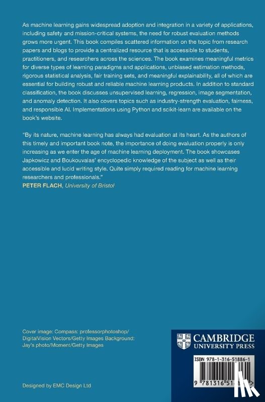 Japkowicz, Nathalie (American University, Boukouvalas, Zois (American University - Machine Learning Evaluation