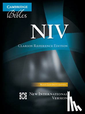  - NIV Clarion Reference Bible, Black Calf Split Leather, NI484:X
