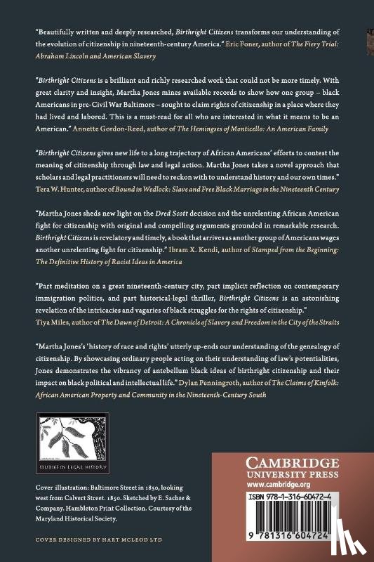 Jones, Martha S. (The Johns Hopkins University) - Birthright Citizens