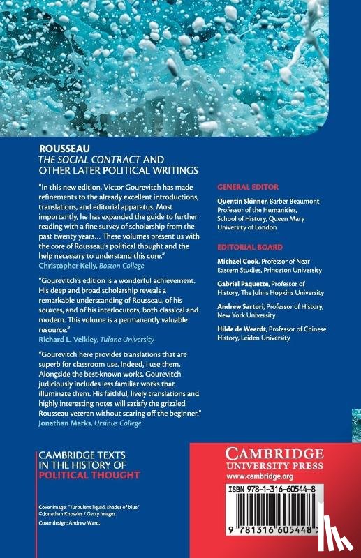 Rousseau, Jean-Jacques - Rousseau: The Social Contract and Other Later Political Writings