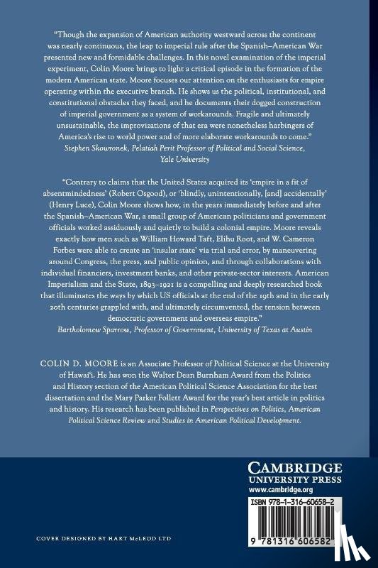 Moore, Colin D. (University of Hawaii - American Imperialism and the State, 1893–1921
