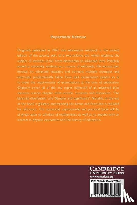 Loveday, Robert - Statistics: Volume 2