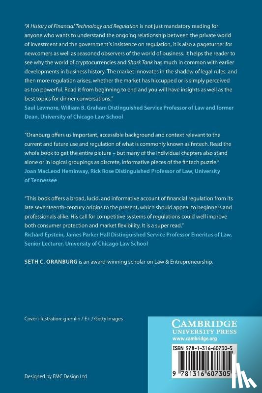 Oranburg, Seth C. (Duquesne University - A History of Financial Technology and Regulation