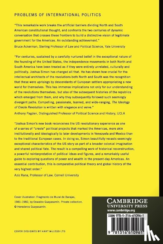 Simon, Joshua (Columbia University - The Ideology of Creole Revolution