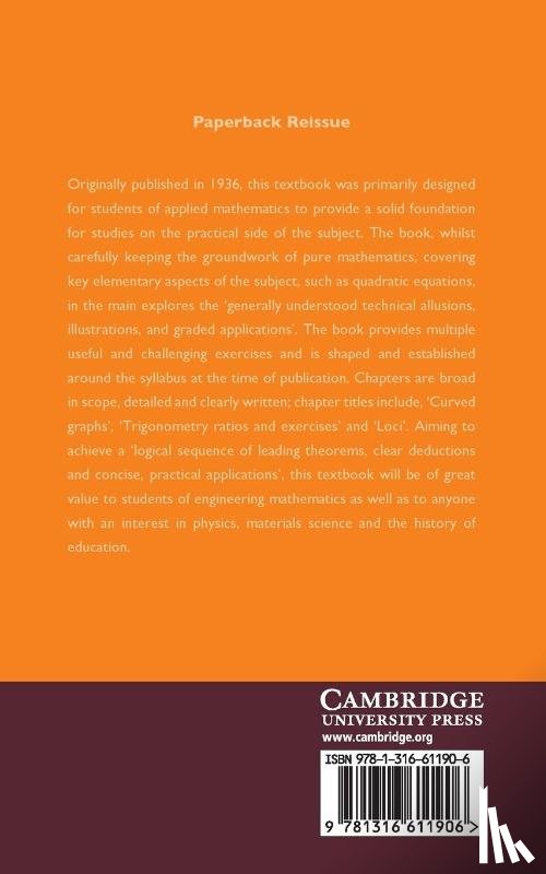 McMullin, D., Parkinson, A. C. - An Introduction to Engineering Mathematics